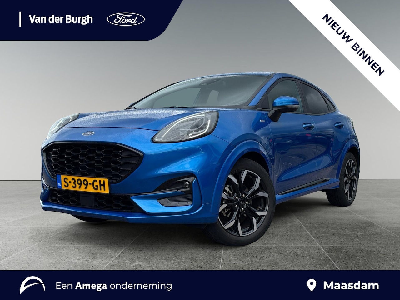 Ford Puma - ST-Line X 1.0 EcoBoost Hybrid | B&O geluidssysteem | Desert Island Blue - AutoWereld.nl