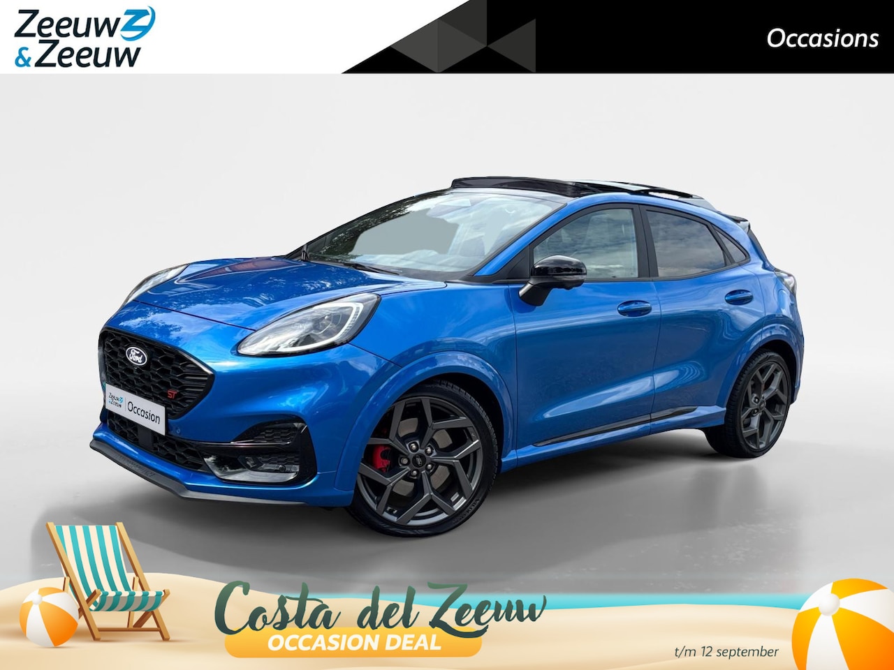 Ford Puma - 1.0 EcoBoost Hybrid ST Automaat | NL-Auto | 1e Eigenaar | 19" Lichtmetaal | Panoramadak | - AutoWereld.nl