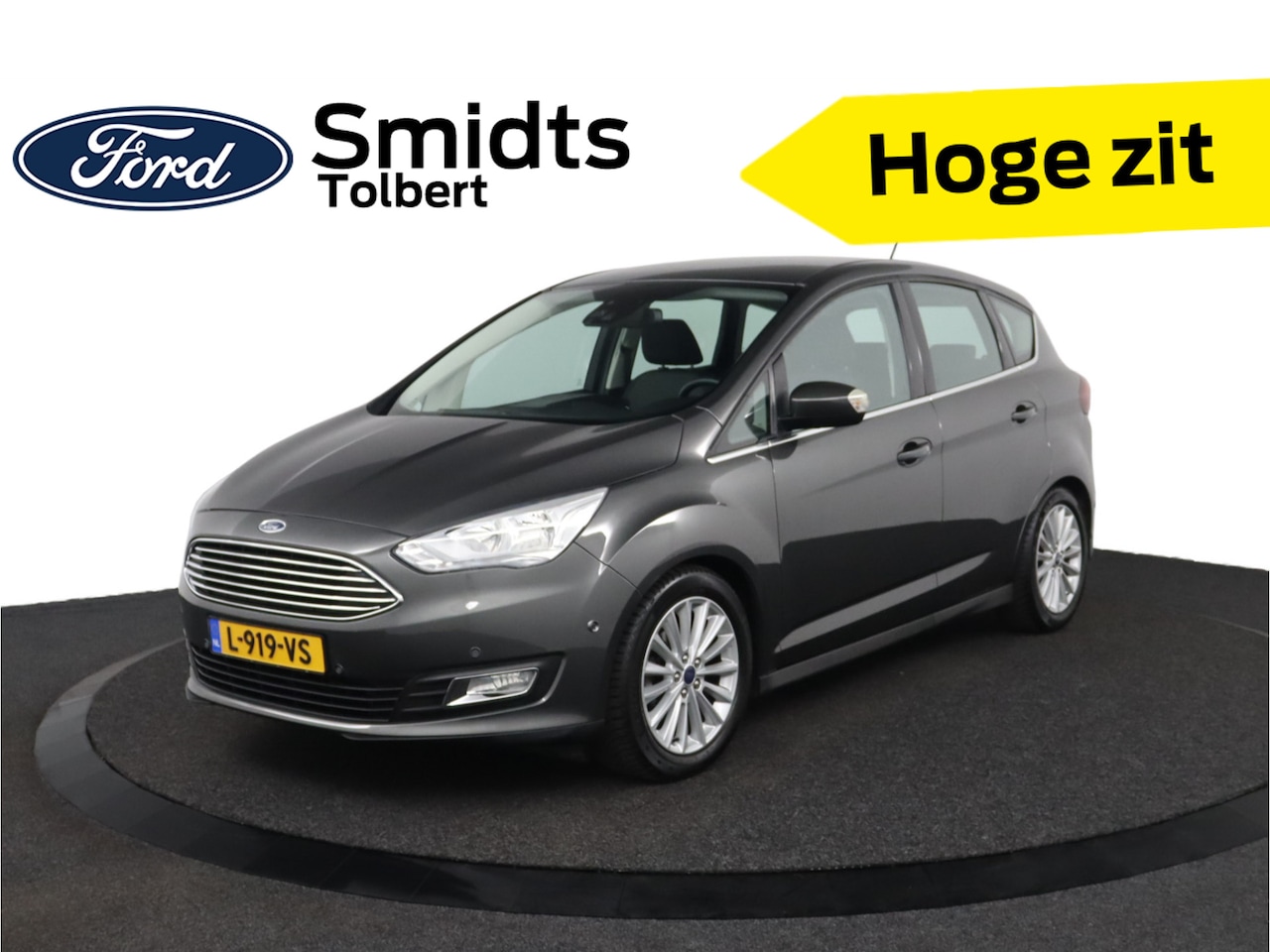 Ford C-Max - 125PK Titanium | AR Camera | Cruise | Clima | Keyless | Park Sens. V+A - AutoWereld.nl
