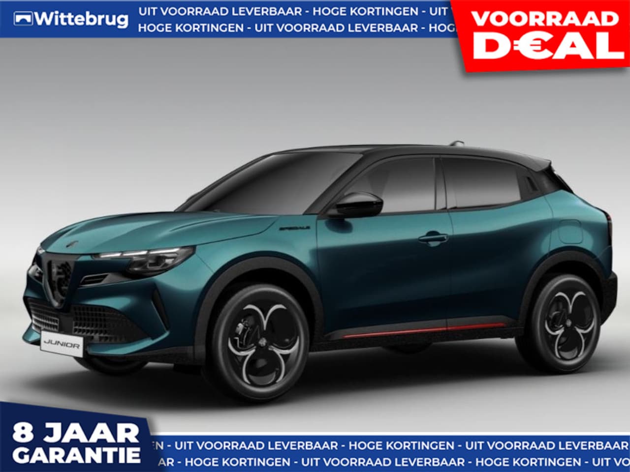 Alfa Romeo Junior - 1.2 Turbo Hybrid 145 Ibrida Speciale DIRECT RIJDEN - RIJKLAAR - PANORAMADAK - 8 JAAR GARAN - AutoWereld.nl