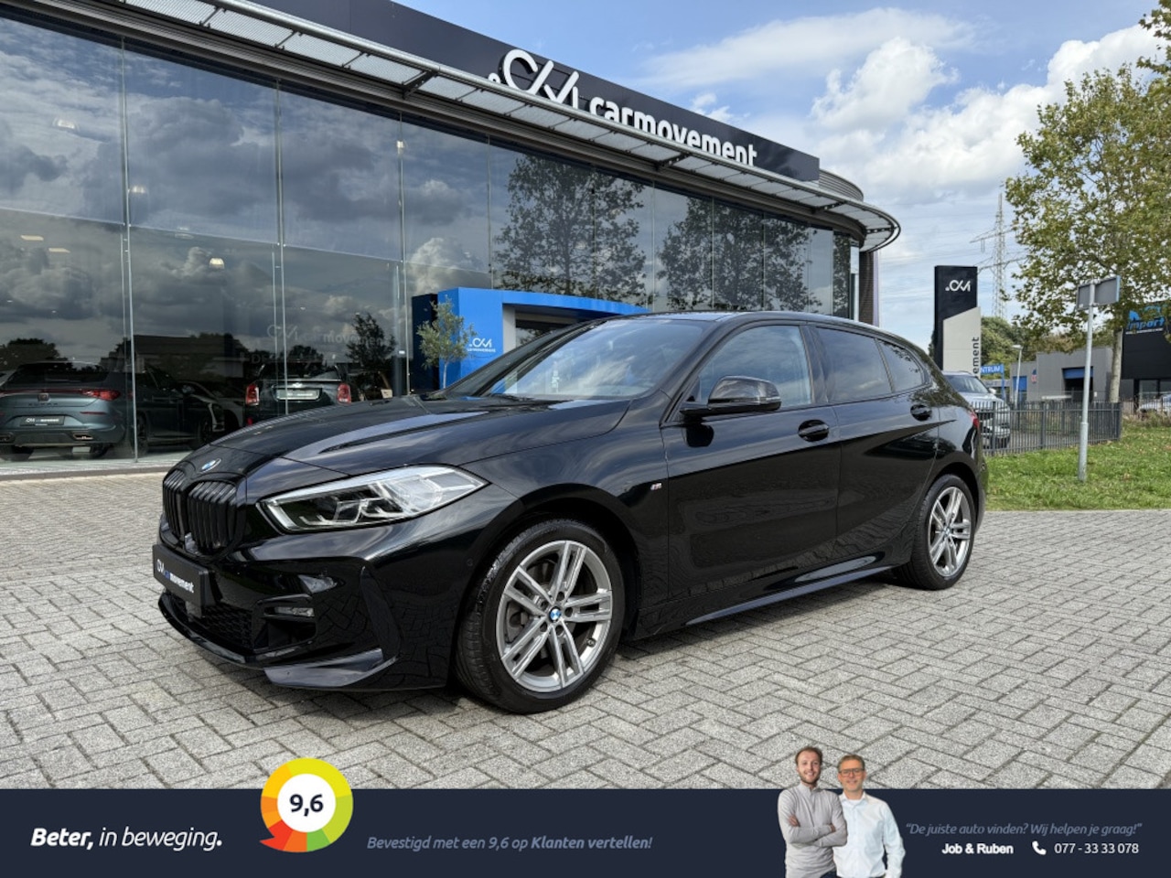 BMW 1-serie - 116i Aut. M-Pakket I Shadow Line I Clima I Navi I Led I 17 Inch. - AutoWereld.nl