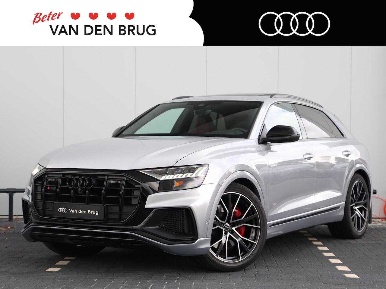 Audi Q8 - 4.0 TFSI SQ8 quattro | Panoramadak | Leder | Stuurwielverwarming | eerste eigenaar! | - AutoWereld.nl