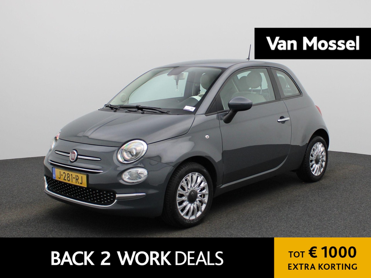 Fiat 500 - 1.0 Hybrid Lounge | Cruise Control | Radio | Navigatie | Bluetooth | - AutoWereld.nl
