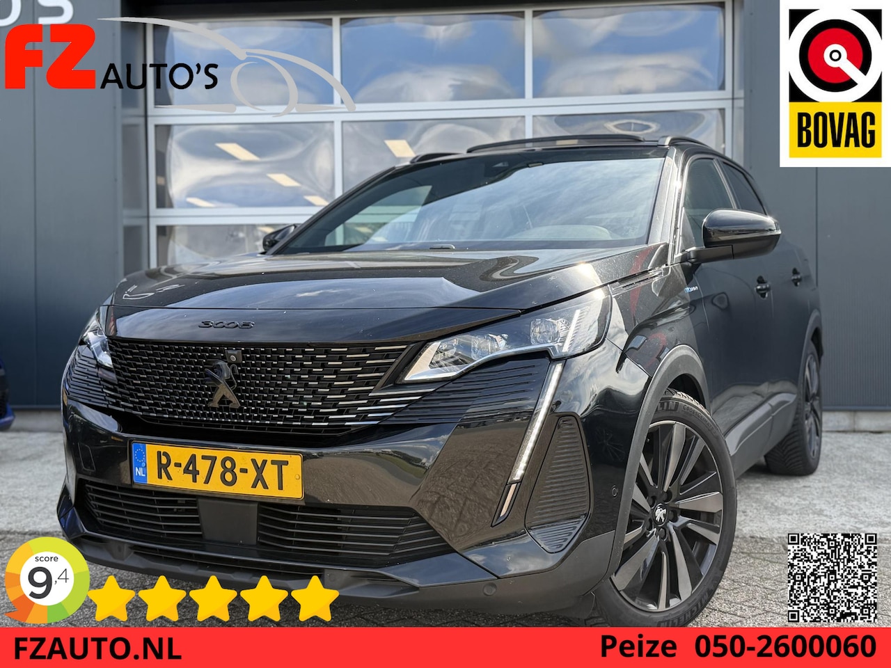 Peugeot 3008 - 1.6 HYbrid4 300 Blue Lease GT Automaat - Navigatie - Schuif/Kantel Dak - Achteruitrijcamer - AutoWereld.nl