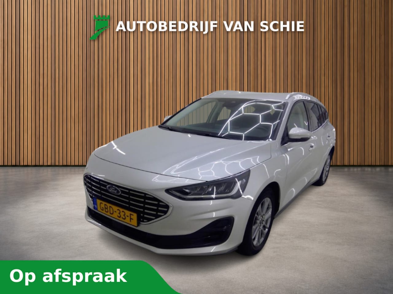 Ford Focus Wagon - 1.0 EcoBoost Hybrid Titanium 1e-Eig. & Keurig-Onderh. BOVAG-Garantie. NL-Auto. - AutoWereld.nl