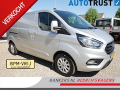 Ford Transit Custom - 2.0TDCI 170PK L2 Automaat Limited Airco Camera 2 x Schuifdeur