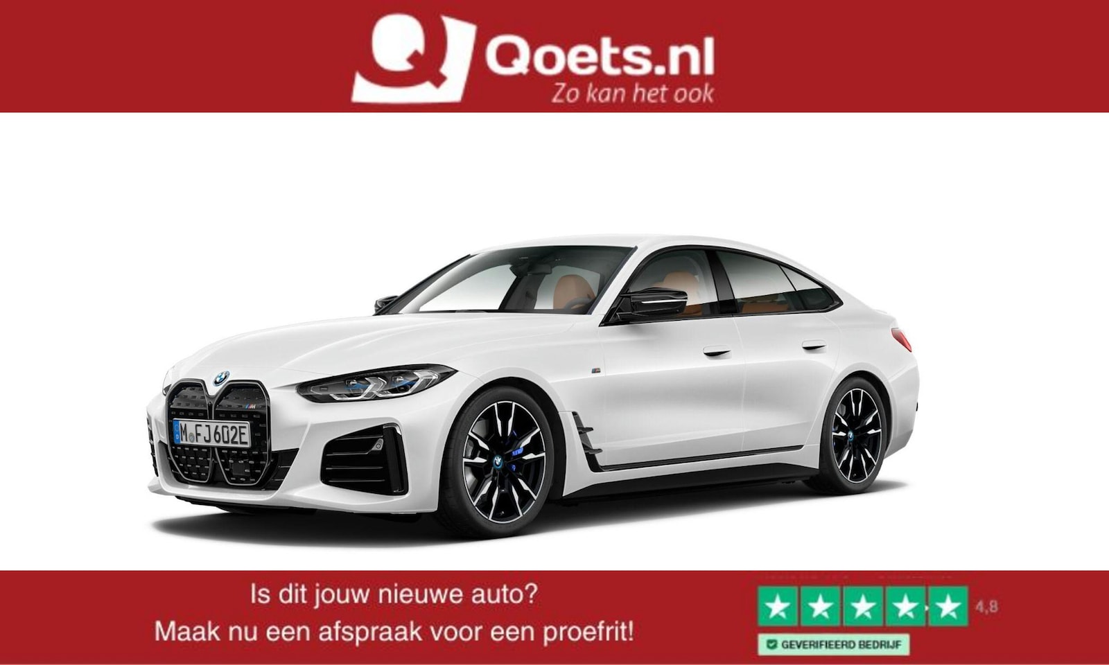 BMW i4 - M50 High Executive 84 kWh Trekhaak - Active Cruise Control - Hifi - Elektrisch verstelbare - AutoWereld.nl