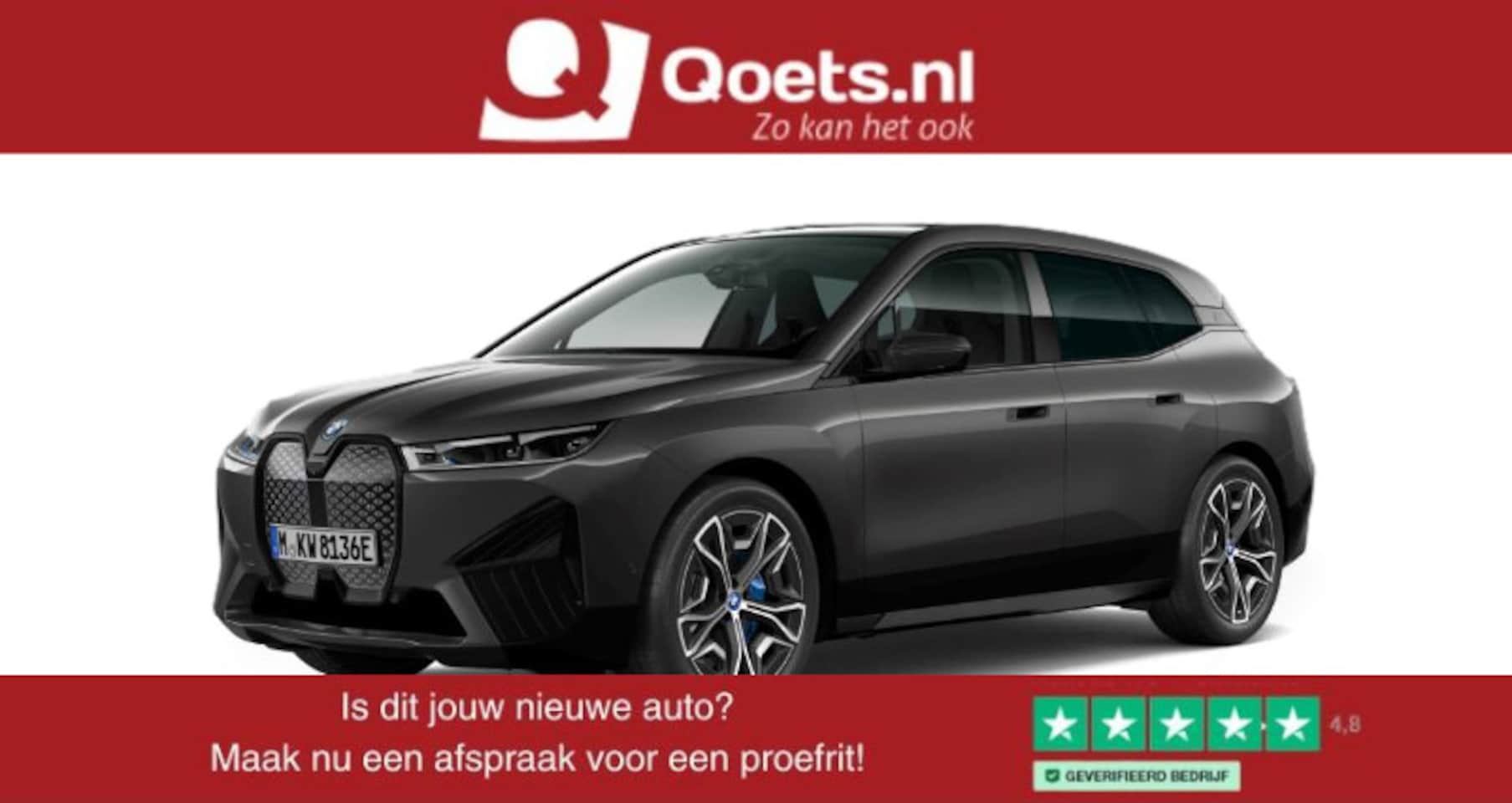BMW iX - xDrive40 High Executive 77 kWh Sportpakket - B&W - Trekhaak - Panoramadak - Driving Assist - AutoWereld.nl