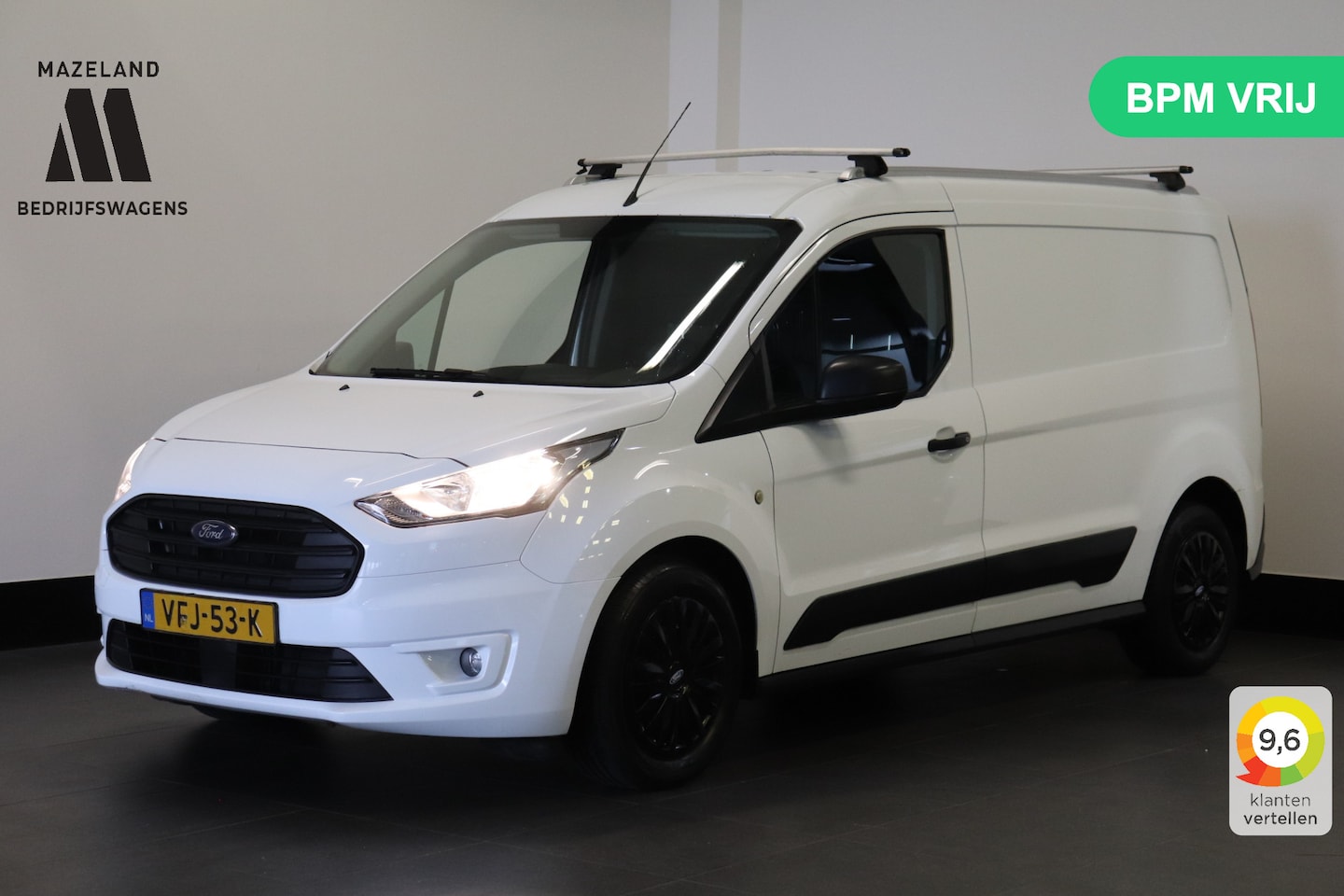 Ford Transit Connect - 1.5 EcoBlue 100PK L2 - Airco - Cruise - Trekhaak - Verw. voorruit - €8.450,- Ex. BTW - AutoWereld.nl