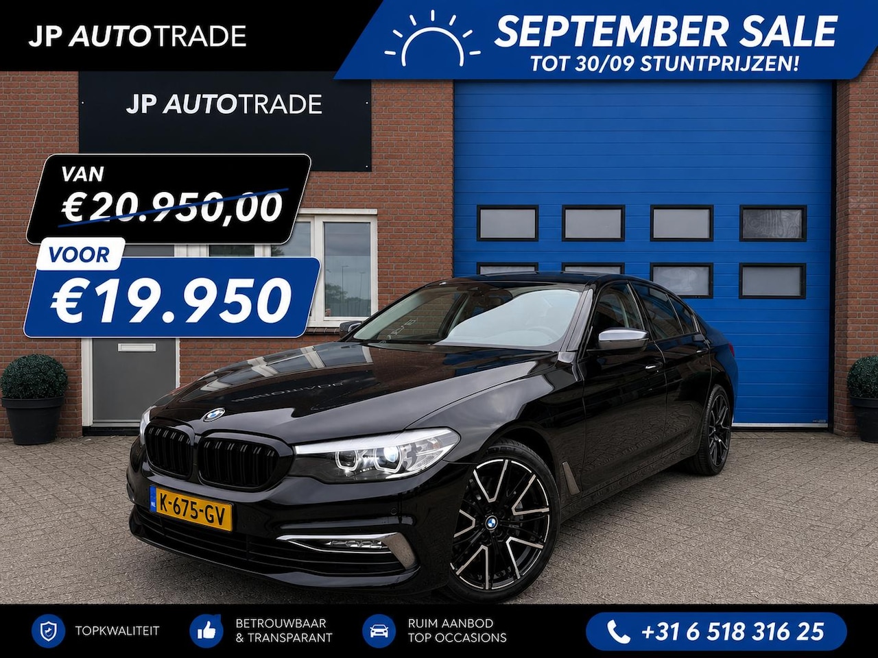 BMW 5-serie - 530i High Executive | Pano | 19"LMV | Leer | Cam - AutoWereld.nl