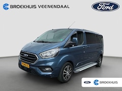 Ford Transit Custom - 300 2.0 170pk TDCI L2H1 Limited DC | Trekhaak | 2x Schuifdeur | Camera | Leder | Stoelverw