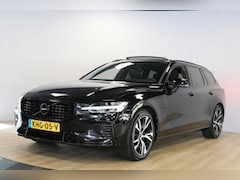 Volvo V60 - 2.0 T6 Recharge AWD R-Design | Black Edition | Schuif- kanteldak | Elektrische trekhaak |