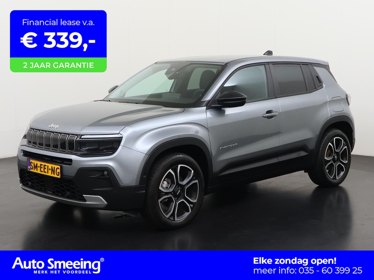Jeep Avenger - Summit 54 kWh 3 fase | SOH 96% | Camera | Carplay | Blind spot | Zondag open! - AutoWereld.nl