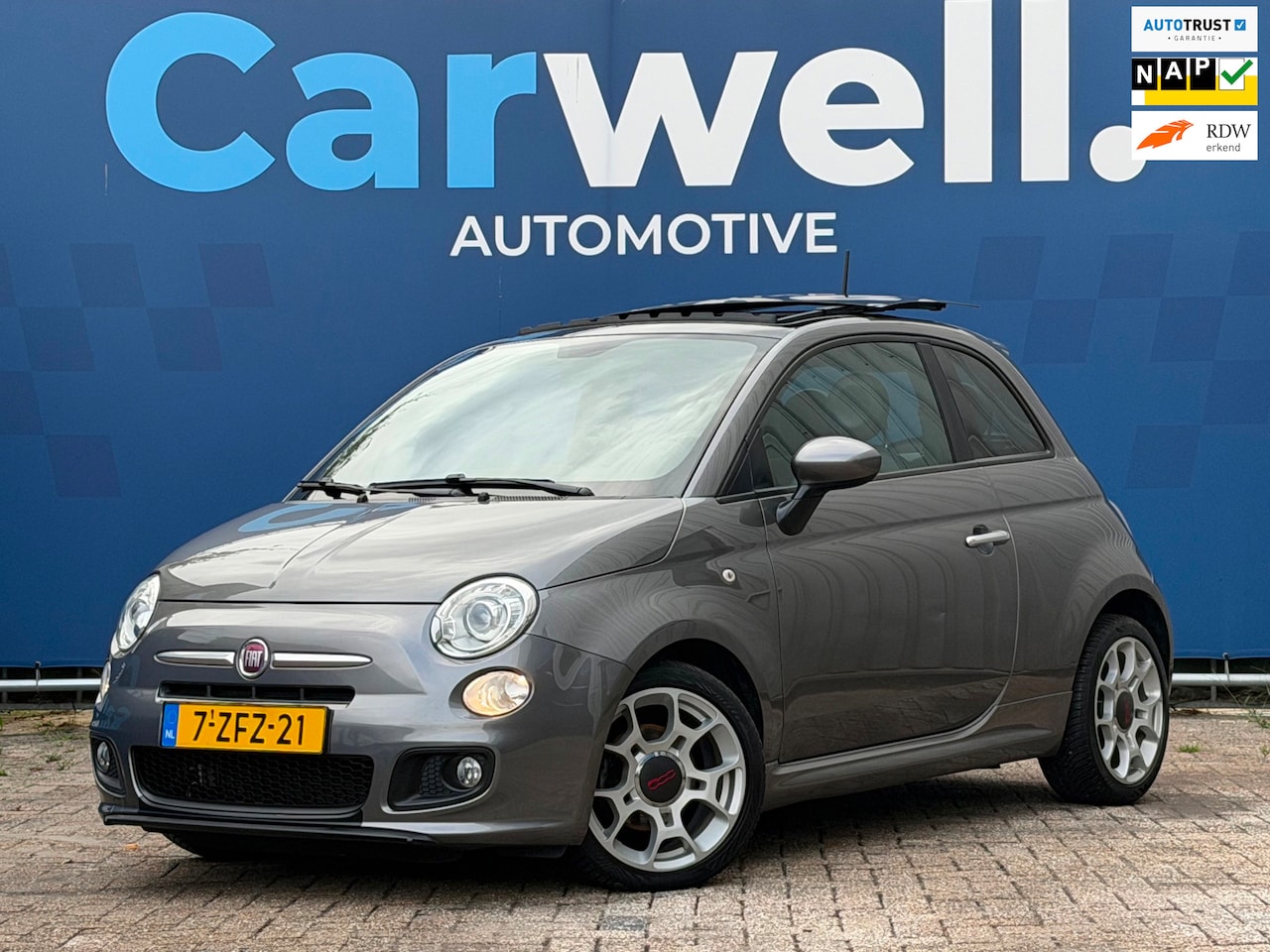 Fiat 500 - 0.9 TwinAir Turbo 500S|3e Eigenaar|Pano|HalfLeder|Navi|Climate|PDC|Isofix||N.A.P|24-03-202 - AutoWereld.nl