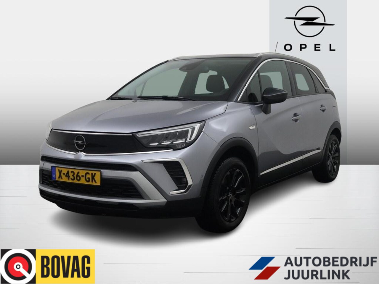 Opel Crossland - 1.2T 130pk Automaat Ultimate Trekhaak/Alcantara/ 4S.Banden/Winterpakket/Camera/Nav/Keyless - AutoWereld.nl