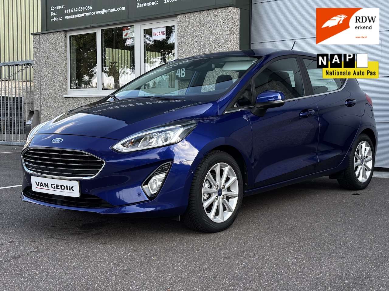 Ford Fiesta - 1.0 EcoBoost Titanium Acc Carplay Navi Stoelver. B&O Camera Nap - AutoWereld.nl