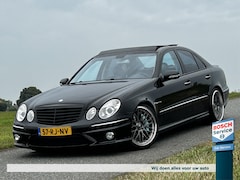 Mercedes-Benz E-klasse - 5.4 E55 AMG SEDAN / PANO / BC Racing Schroefset / APPLE CARPLAY / LEER / KEYLESS