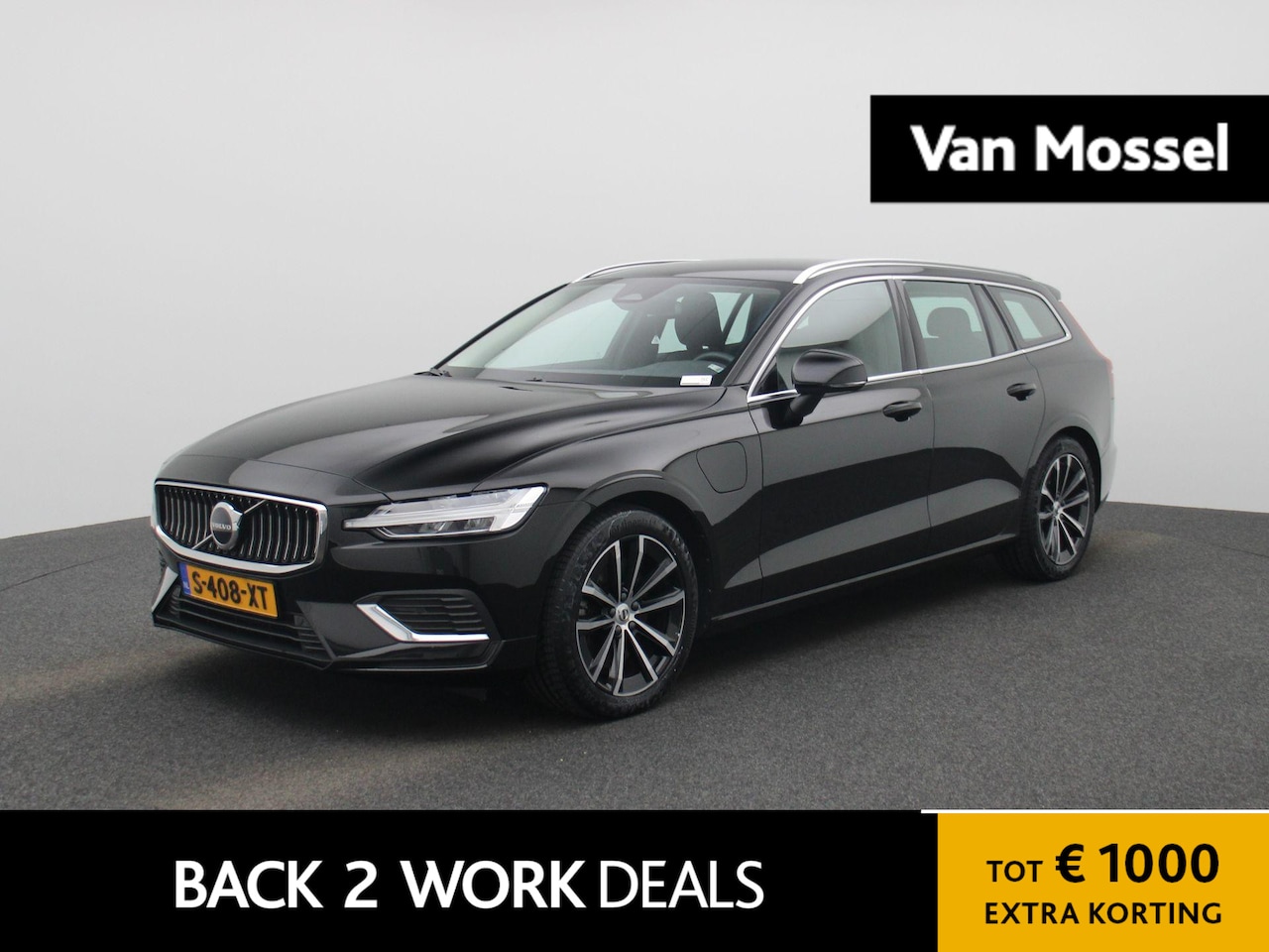 Volvo V60 - 2.0 T6 Plug-in hybrid AWD Essential Bright | Apple Carplay / Android Auto | Camera | Parke - AutoWereld.nl