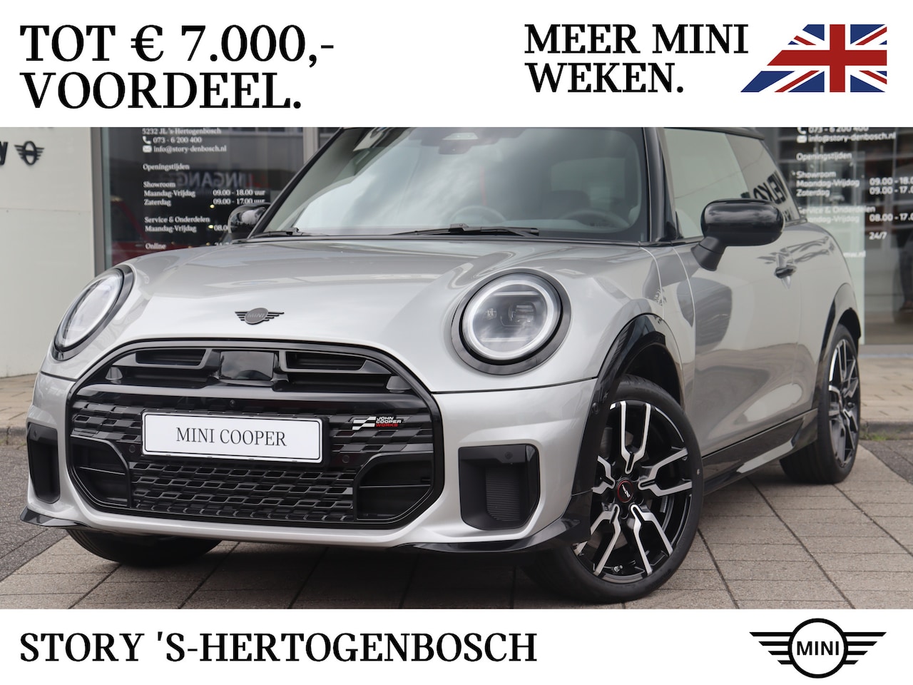 MINI 3-Deurs - Cooper S Automaat / JCW / Pakket XL / 18 inch JCW Lap Spoke 2-tone - AutoWereld.nl