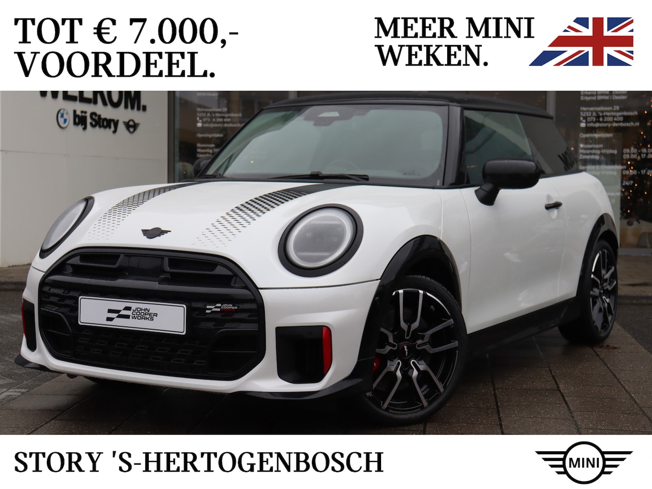 MINI 3-Deurs - Hatchback John Cooper Works / Pakket M / 18" JCW Lap Spoke 2-tone - AutoWereld.nl