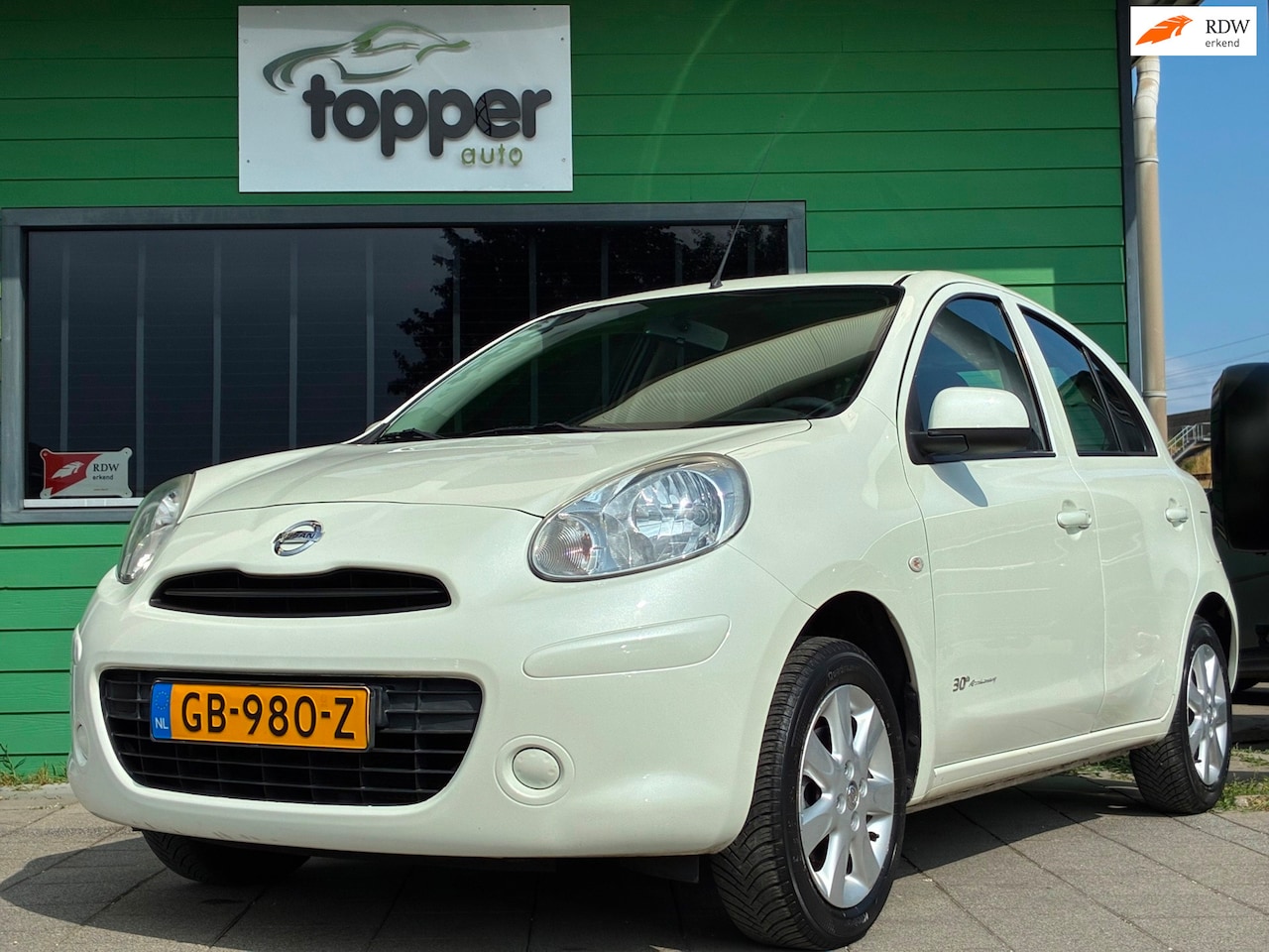 Nissan Micra - 1.2 30th. Anniversary|2e Eigenaar|Airco|Elektr.ramen|Nieuwe APK|Bluetooth| - AutoWereld.nl