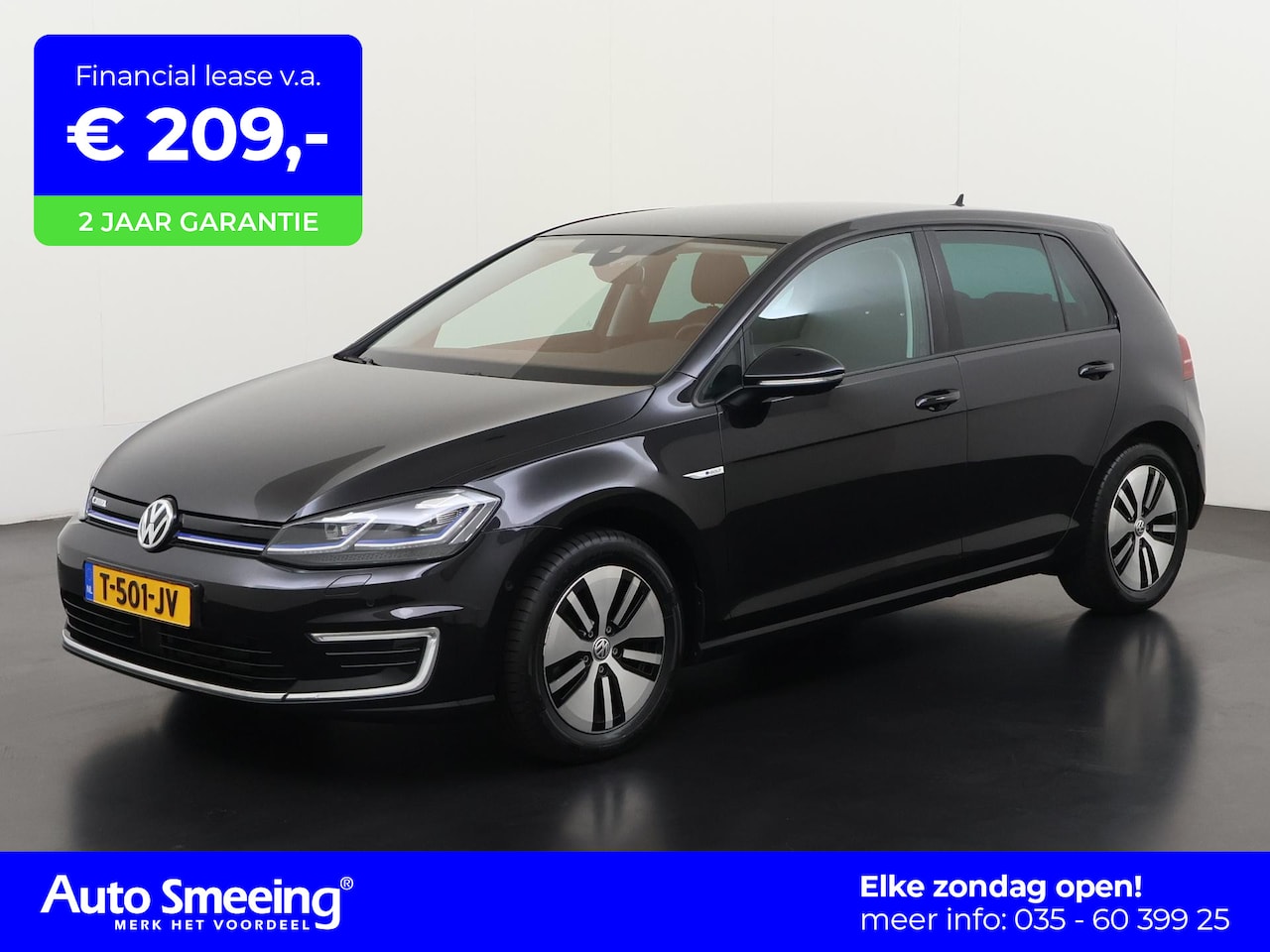 Volkswagen e-Golf - E-DITION | Warmtepomp | Active Info Display | Leder | Zondag Open! - AutoWereld.nl
