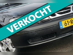 Saab 9-3 Cabrio - 2.0t S | Jet Black Metallic | Nette kap/Leder/Navi/Cruise/Clima - Gaaf