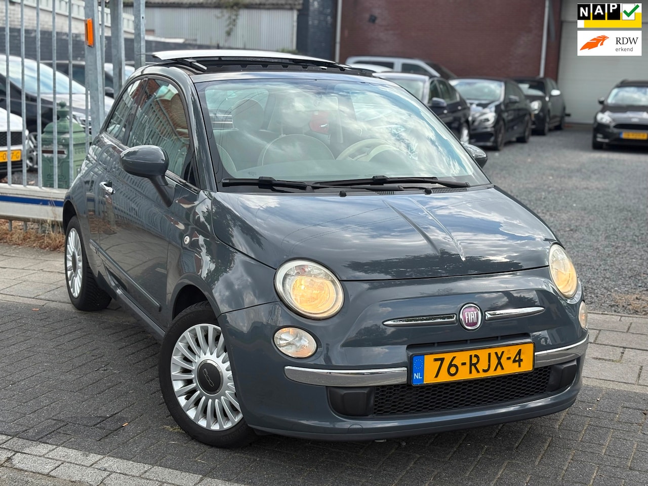 Fiat 500 - 0.9 TwinAir Lounge | Panoramadak | ZEER goed onderhouden | - AutoWereld.nl
