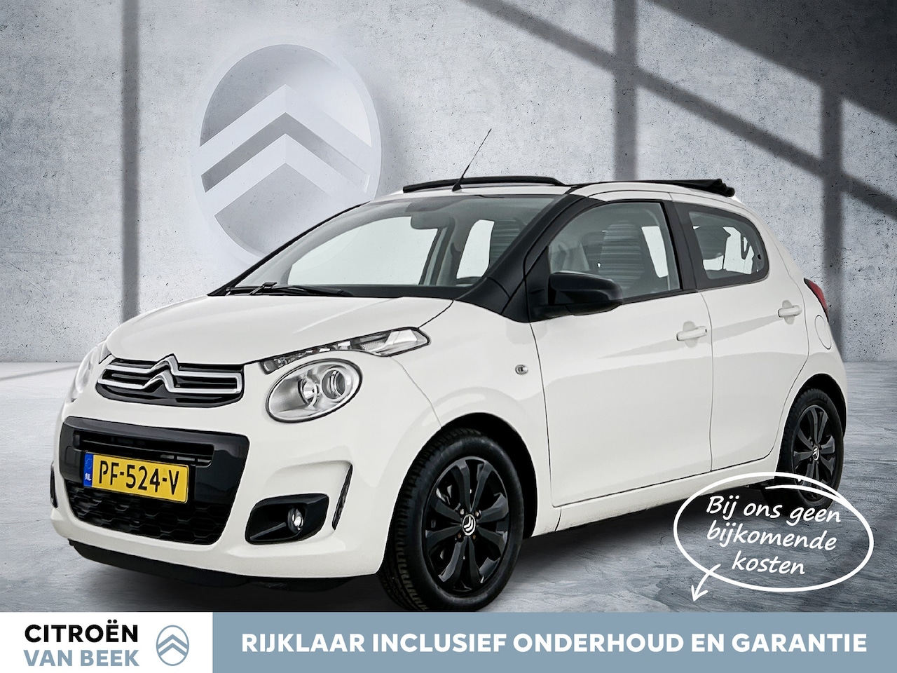 Citroën C1 - 72pk Airscape Cabrio Shine | Rijklaar | Achteruitrijcamera | Mistlampen | - AutoWereld.nl
