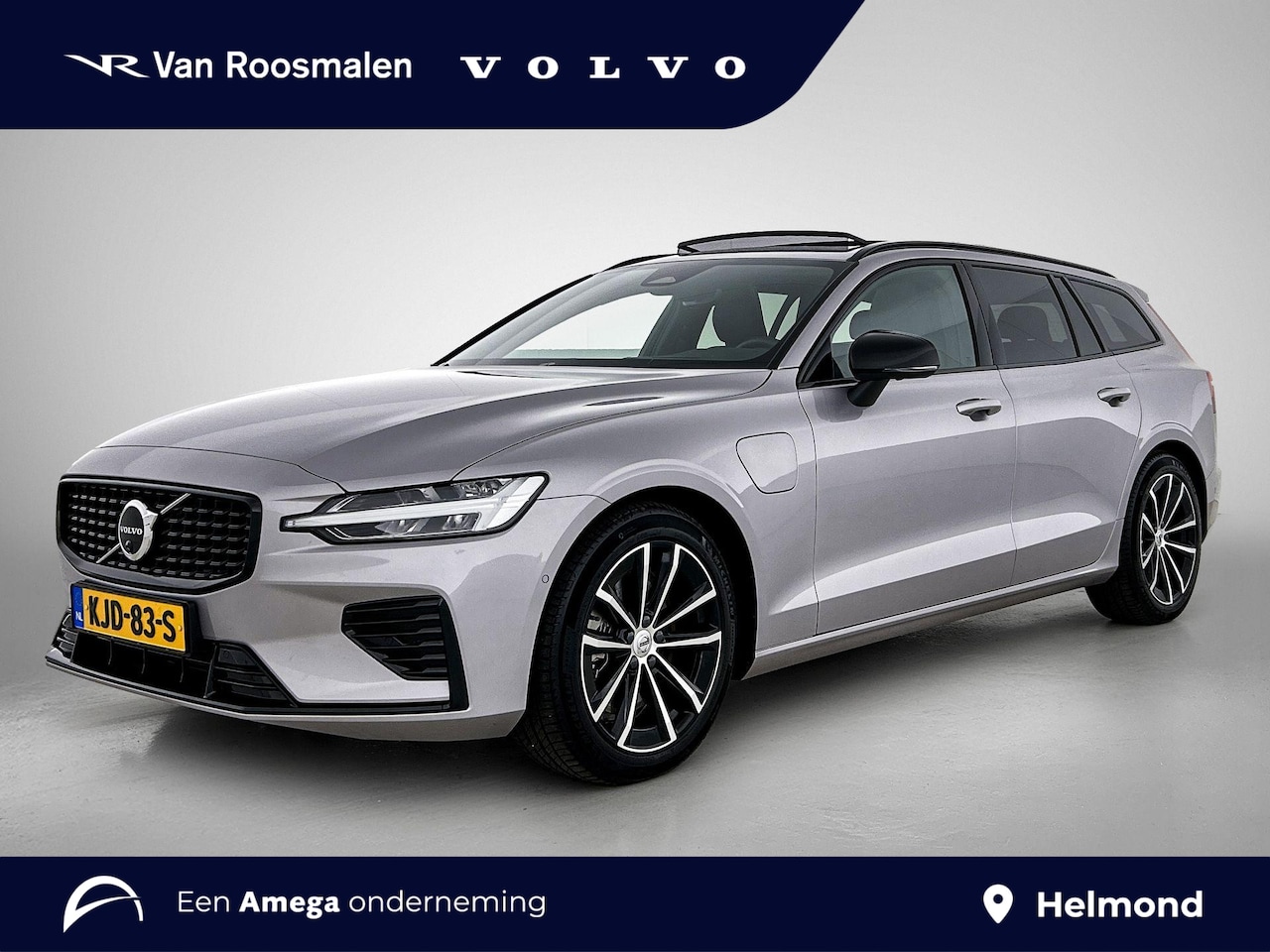 Volvo V60 - 2.0 T8 Plug-in hybrid AWD Plus Dark | panorma dak | Luxe bekleding | 19" Velgen | Stoelver - AutoWereld.nl