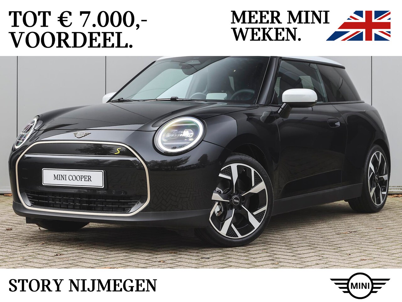 MINI Electric - Hatchback Cooper SE / Favoured Trim / Pakket M / 18 inch Slide Spoke 2-tone - AutoWereld.nl