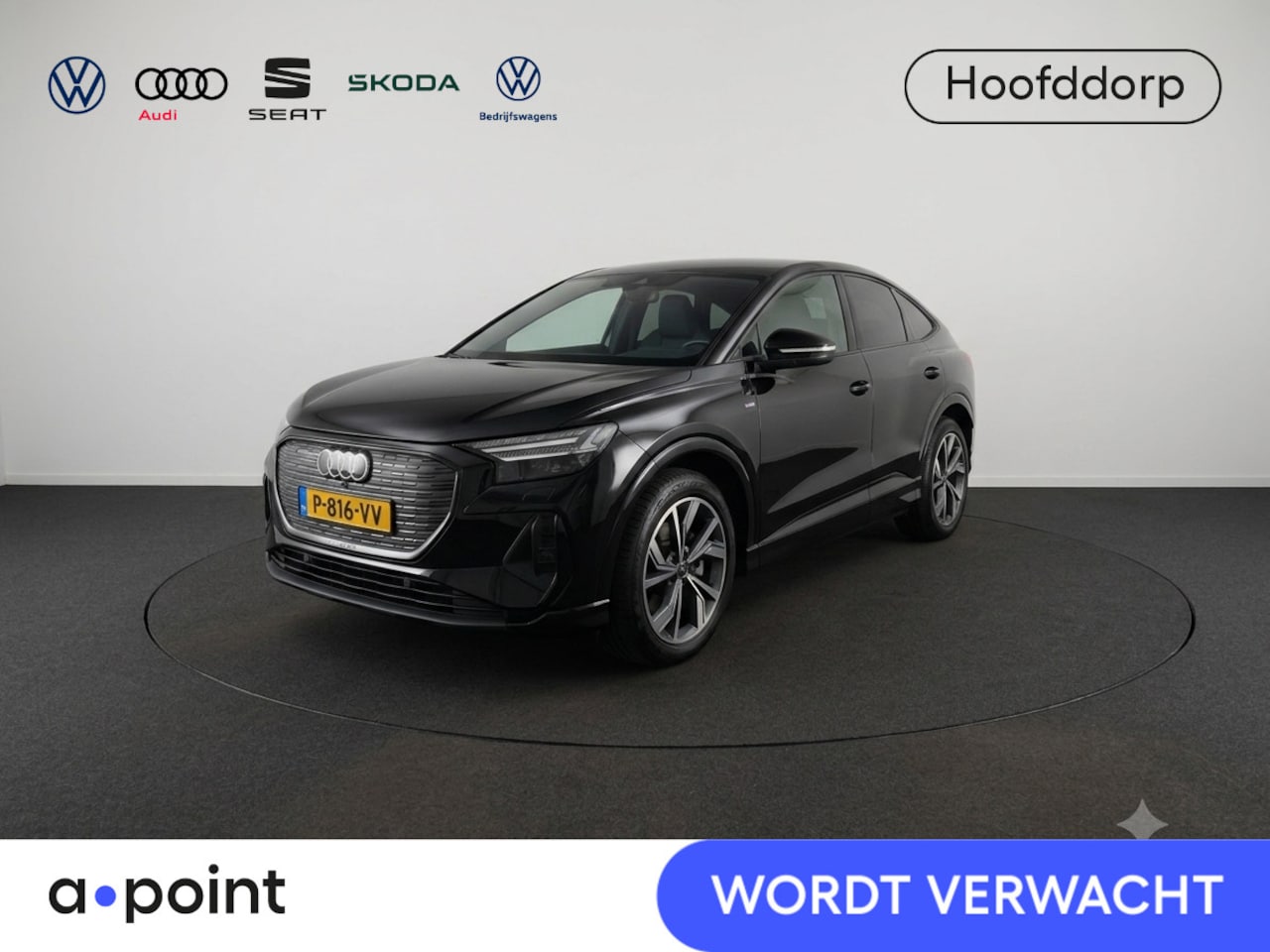 Audi Q4 Sportback e-tron - 40 Launch edition Advanced 77 kWh 204 pk | SOH 96,17% | Navigatie | Warmtepomp | Parkeerse - AutoWereld.nl