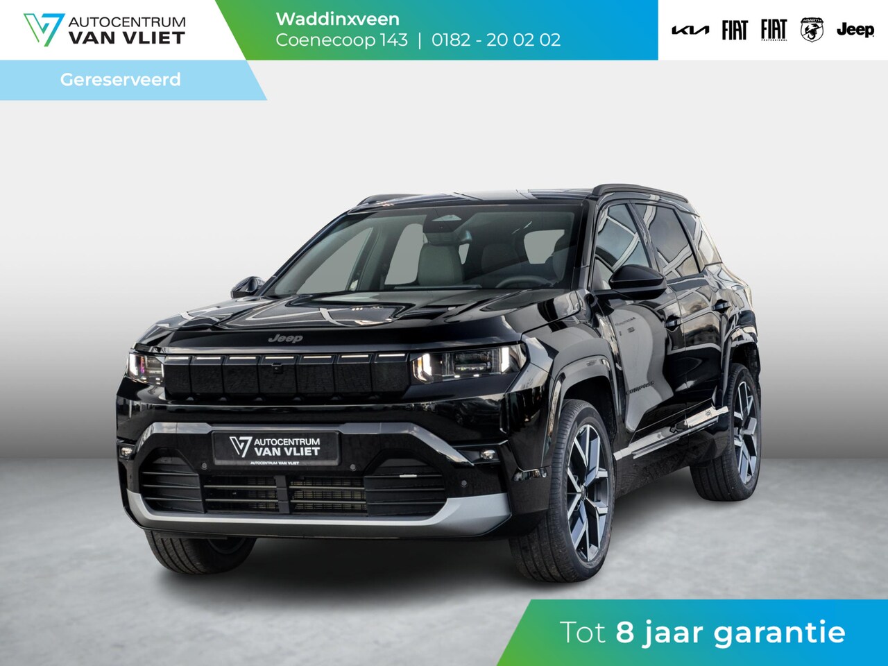 Jeep Compass - First Edition 74 kWh | Uniek Nappa Leder | Adapt. Cruise | Camera | Carplay | 20" | Elektr - AutoWereld.nl