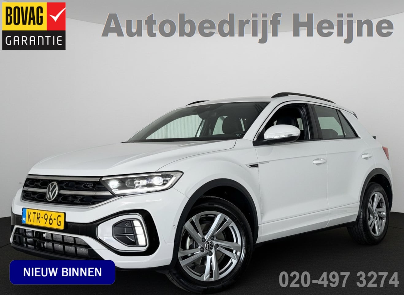 Volkswagen T-Roc - TSI 110PK R-LINE SPORT IQ.LIGHT/TREKHAAK/STOEL VERW. - AutoWereld.nl