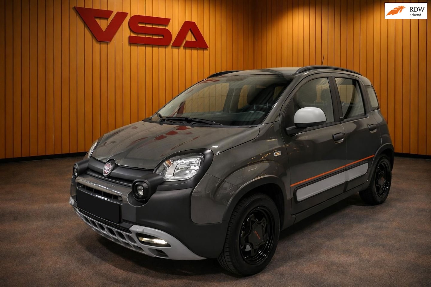 Fiat Panda - 1.0 Hybrid Garmin Cross|Climate|Carplay|6 bak|half leer|DAB|nieuwstaat - AutoWereld.nl