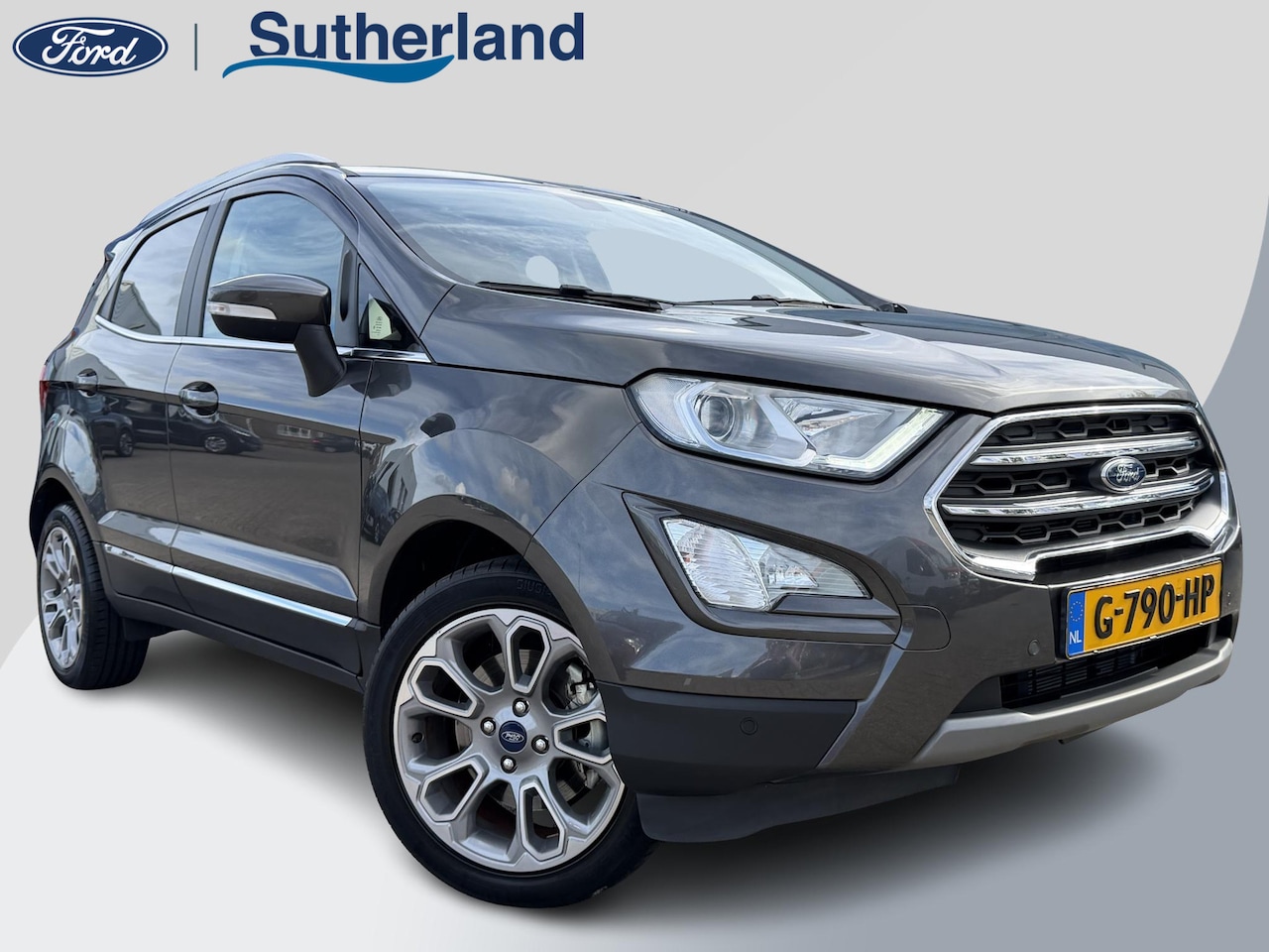 Ford EcoSport - 1.0 EcoBoost Titanium 125pk | Winterpack | BLIS | SYNC 3 Navigatie | Trekhaak | Apple carp - AutoWereld.nl