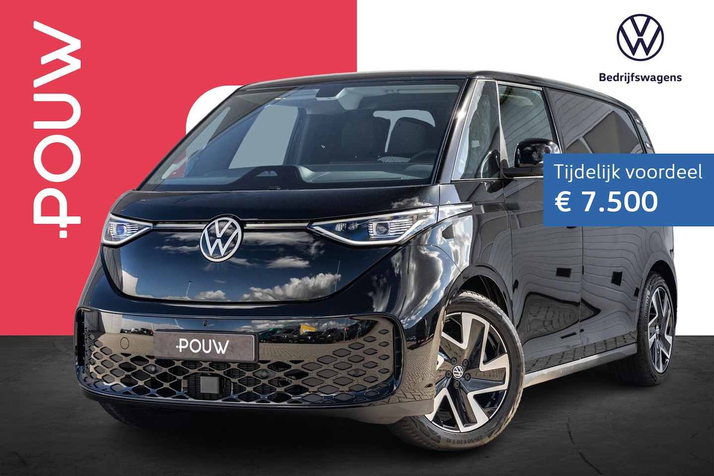 Volkswagen ID. Buzz Cargo - 286pk Bulli Limited Edition 79 kWh | 20" Velgen | Stuurwiel Verwarmd - AutoWereld.nl