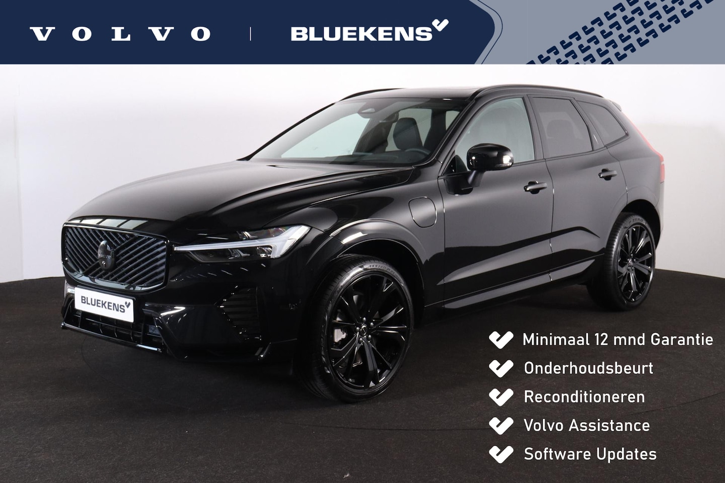 Volvo XC60 - T6 Recharge AWD Plus Black Edition - Panorama/schuifdak - IntelliSafe Assist & Surround - - AutoWereld.nl
