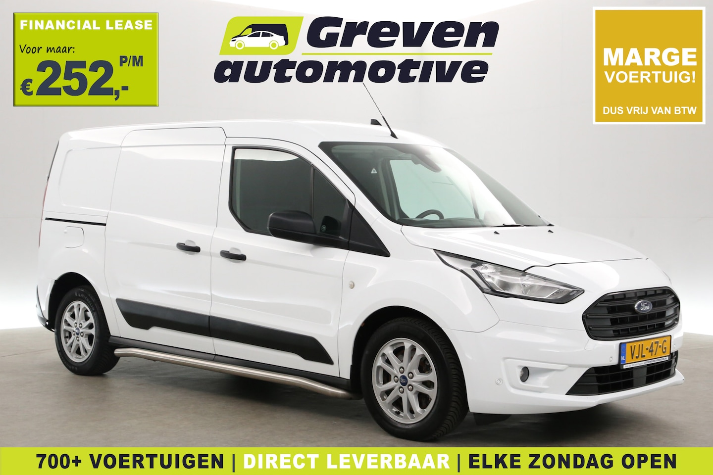 Ford Transit Connect - 1.5 L2 100PK | Marge | 3 Zits | Airco | Cruise | Stoelverw. | Parkeersens. - AutoWereld.nl