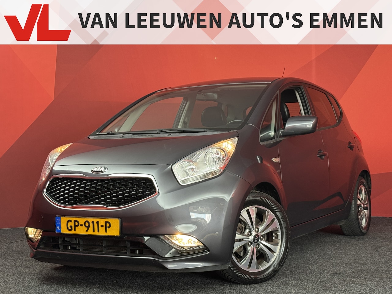 Kia Venga - 1.4 CVVT DynamicPLusLine | Half leder | Navigatie | Cruise - AutoWereld.nl