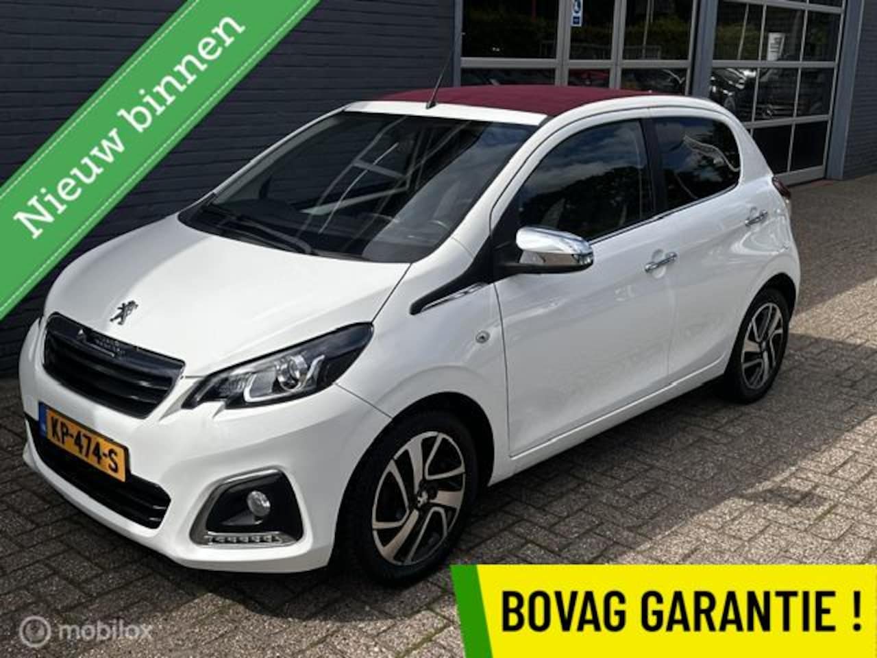 Peugeot 108 - 1.2 Allure TOP! / Cabriodak / Stoelverwarming - AutoWereld.nl