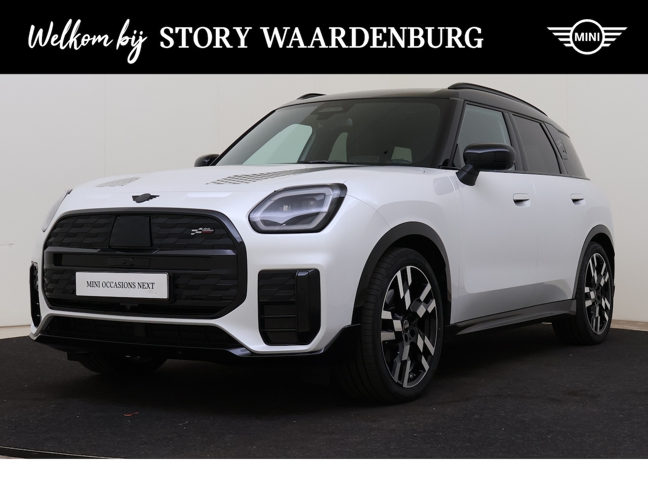 MINI Countryman - SE ALL4 / JCW / Pakket XL / 20" John Cooper Works Flag Spoke 2-tone - AutoWereld.nl