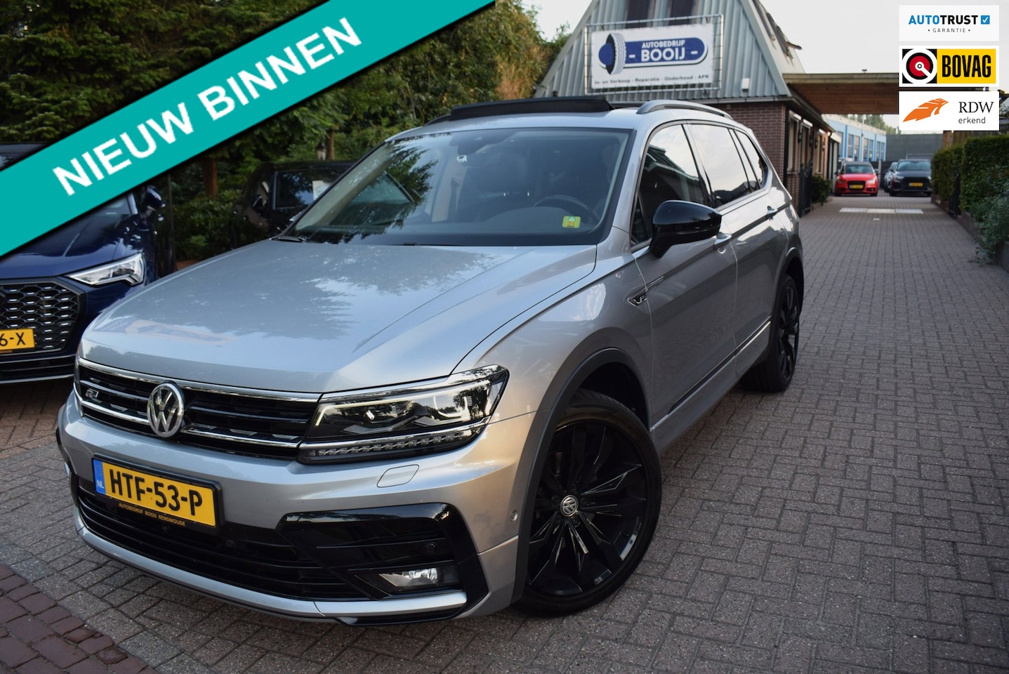 Volkswagen Tiguan Allspace - 1.5 TSI R-LINE/ PANO DAK/ADAP CRUISE/LEDER/TREKH/MATRIX LED/NAVI/CAMERA/CARPLAY/PDC V+A/US - AutoWereld.nl