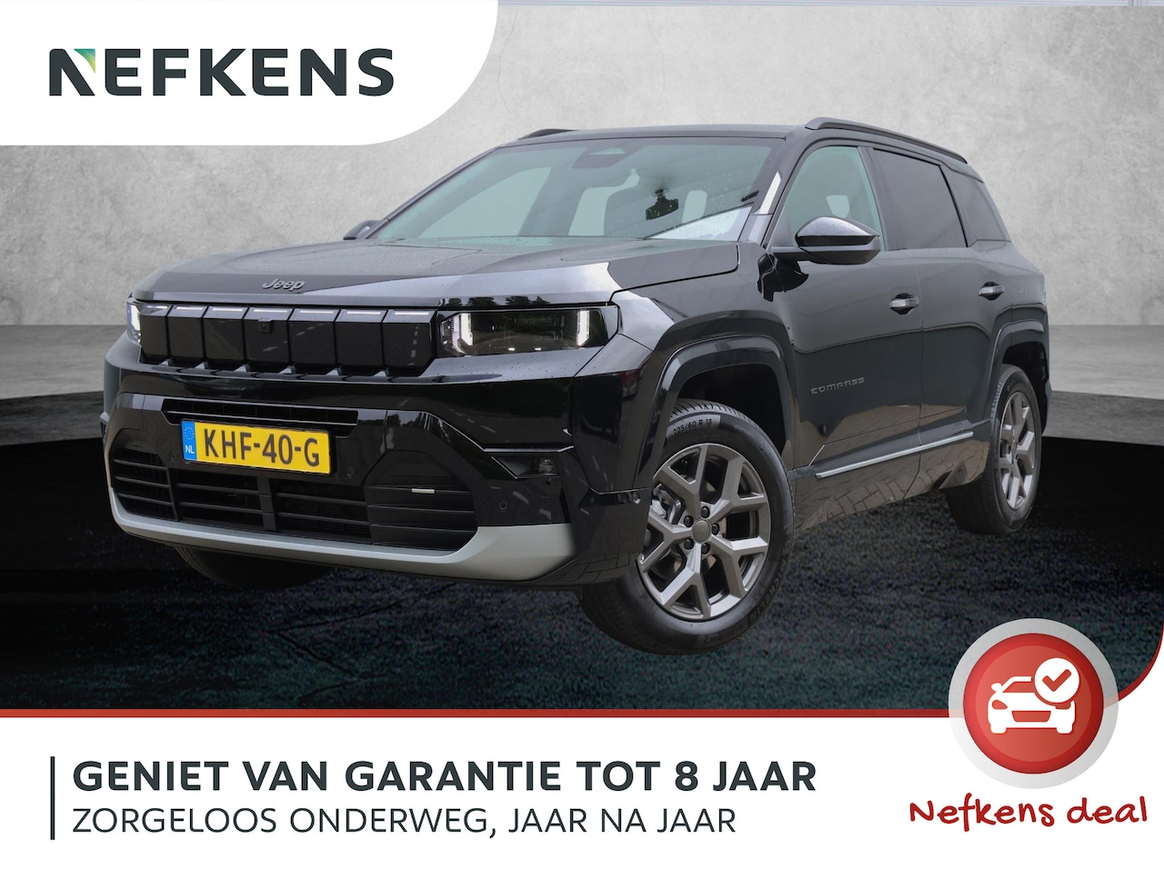 Jeep Compass - 1.2 e-Hybrid First Edition | Voorstoelen ventilatie en verwarming | Navigatie | Apple Carp - AutoWereld.nl