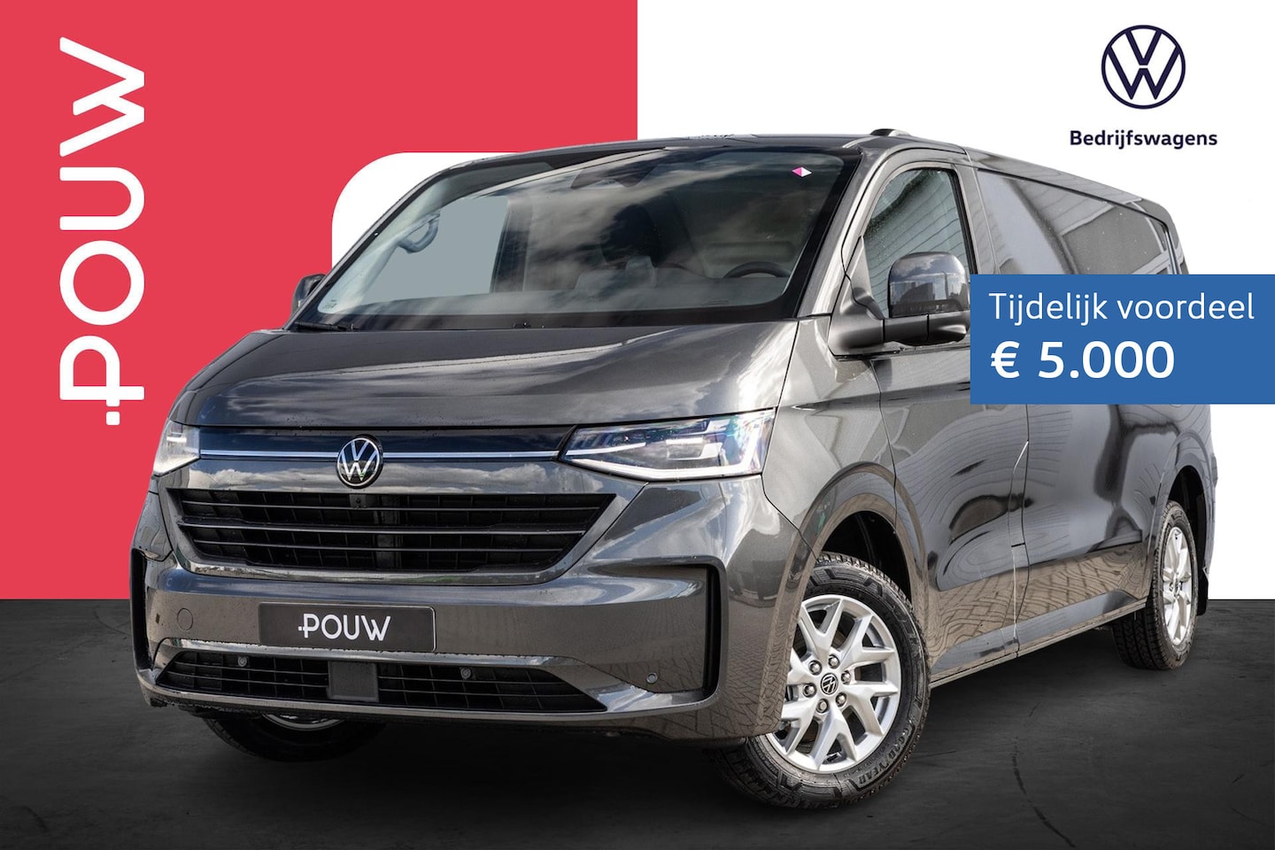 Volkswagen Transporter - 2.5 eHybrid 233pk AUT L2H1 30 Bulli | LMV 17'' | Trekhaak | - AutoWereld.nl