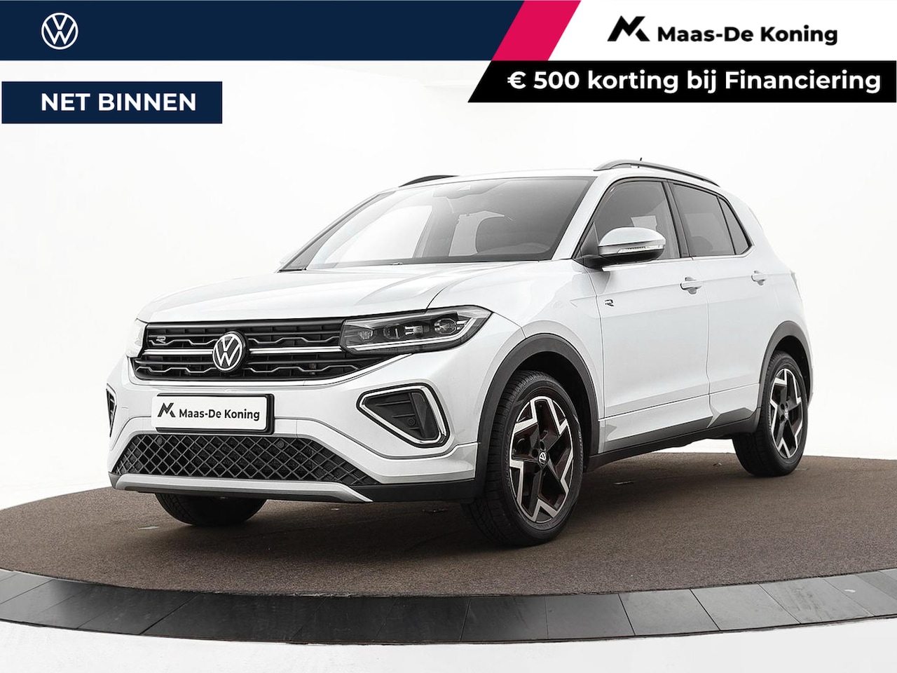 Volkswagen T-Cross - 1.5 TSI 150pk DSG R-Line Edition Camera · Afneembare trekhaak · Stoelverwarming · Matrix L - AutoWereld.nl