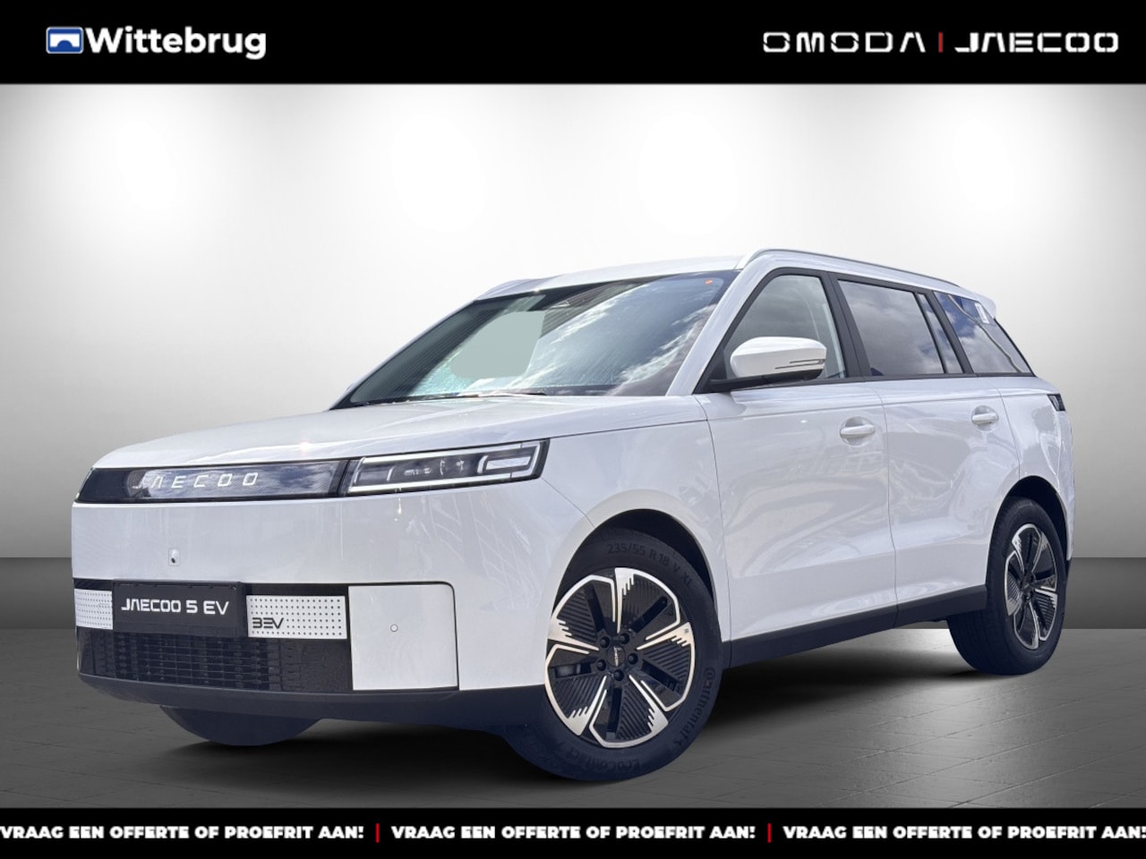 Jaecoo 5 - EV Exclusive 61 kWh Volledig Elektrisch met 402 km WLTP RANGE, Lederen bekleding en Stoelv - AutoWereld.nl