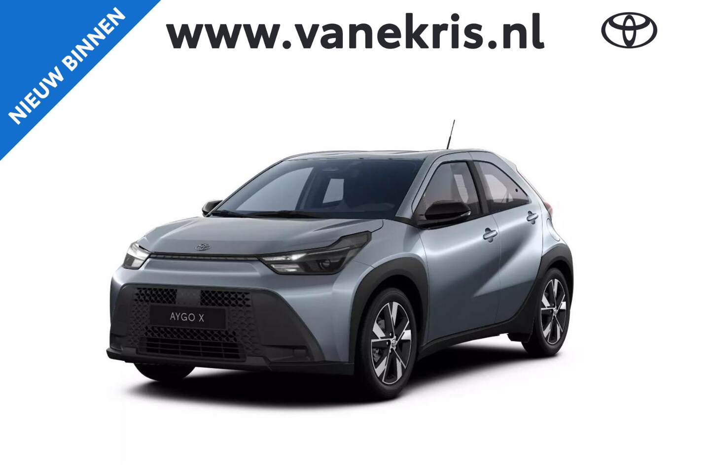 Toyota Aygo X - Hybrid 115 play Hybrid 115 play, Go Pack, Nieuw en snel leverbaar (september 2026) met €1.500 inruilvoorde - AutoWereld.nl