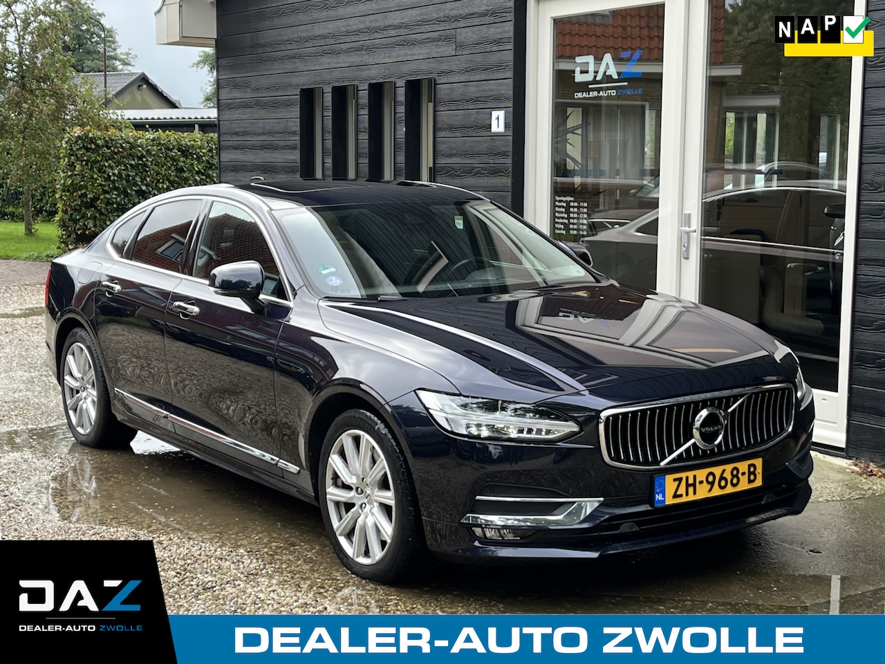 Volvo S90 - 2.0 T4 Inscription Business Luxury + Aut/Ecc/Leer/Navi/Dak - AutoWereld.nl