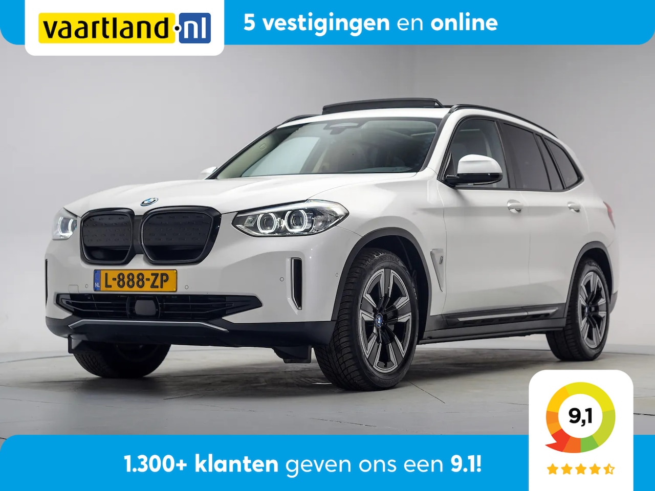 BMW iX3 - Executive 80 kWh 3 fase [ Panorama Navi Apple / Android Adapt.cruise Leder Stoelverwarming - AutoWereld.nl